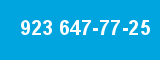 923 647-77-25